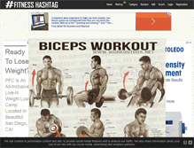 Tablet Screenshot of fitnesshashtag.com
